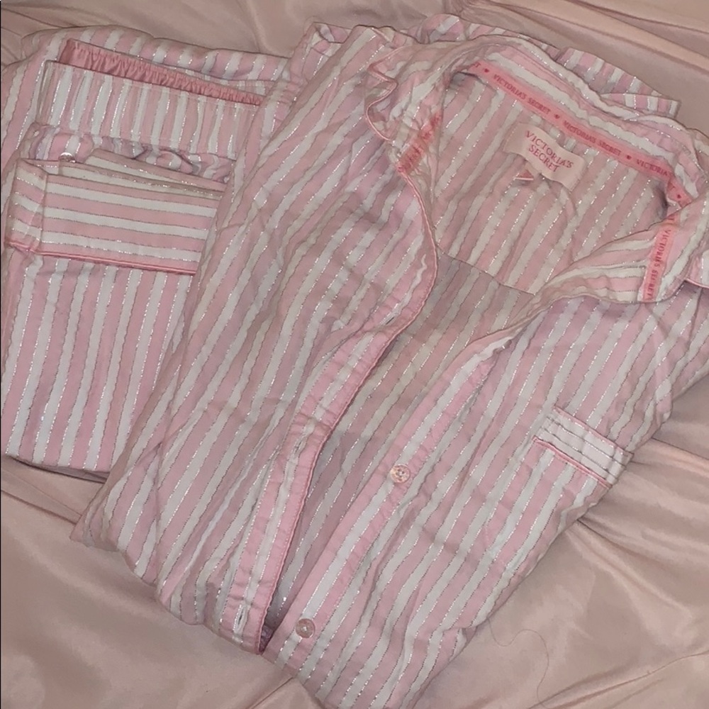 Victoria Secret Stripe PJ